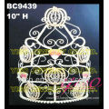 holiday crystal custom princess tiara crown wholesale